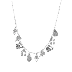 Collar Dijes de la Suerte Plata .925