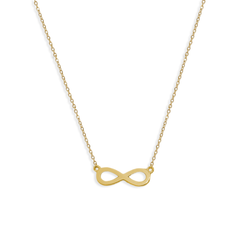 Collar Infinito Liso Oro 10K