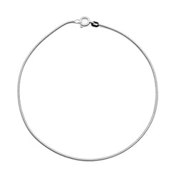 Tobillera Estilo Cola de Rata Plata .925