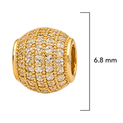 Dije Bola de Fuego Oro 14K