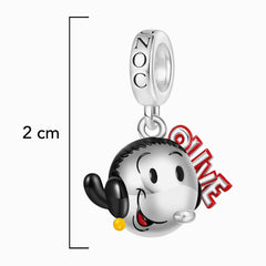 Charm Inspirado Gnoc 1:1 Olive, Plata .925
