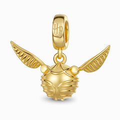 Charm Inspirado Gnoc 1:1 Snitch Dorada, Plata .925