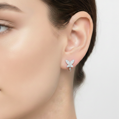 Huggies Mariposa con Circonias Plata .925