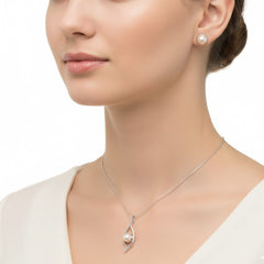 Juego Perla Natural Plata .925