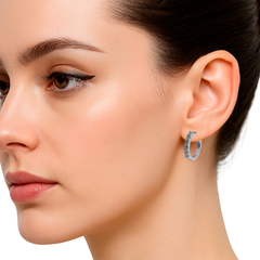 Huggies Linea de Micro Circonias Plata .925