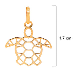Dije Tortuga Calada Oro 14K