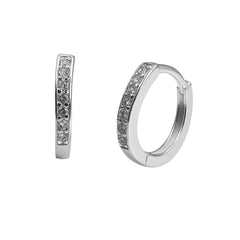 Huggies Chica Linea de Circonias Plata .925