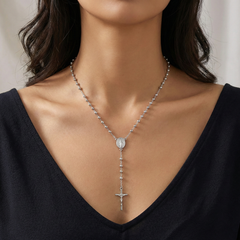 Rosario Virgen de Guadalupe Plata .925