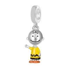 Charm Inspirado Pan 1:1 Charlie B Plata .925