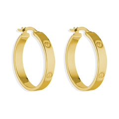 Arracada Inspirada Cartier Oro 10K