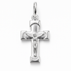 Dije con Cristo de 3cm Plata .925