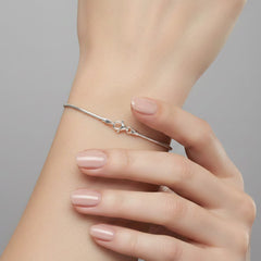 Pulsera Espuma Diamantada Plata .925