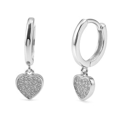 Huggies Dije de Corazon con Micro Circonias Plata .925