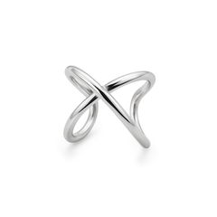 Grapa Cruzada Hecha a Mano Plata .925