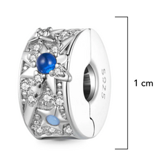 Charm Inspirado Pan 1:1 Noche de Estrellas Plata .925