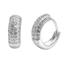 Huggies Ancha con Micro Circonias .925