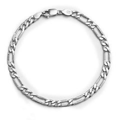 Pulso Cartier con Eslabon Diamantado Plata .925