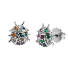 Broquel Catarina con Micro Circonias Plata .925 con Rodio