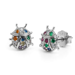 Broquel Catarina con Micro Circonias Plata .925 con Rodio