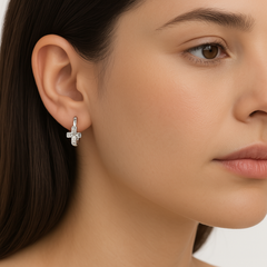 Huggies Inspirado Tiff con Circonias Plata .925