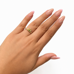 Anillo Pan 1:1 Princesa Tiana, Plata .925 con Baño de Oro 18k