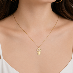 Dije de Niño Liso Oro 10K