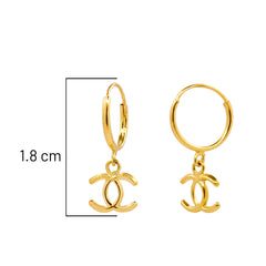 Arracada Inspirada CC 1.8cm Oro 10K