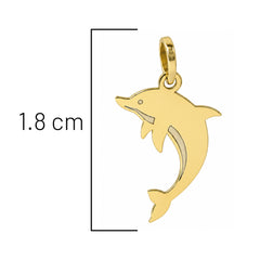 Dije Delfin Liso Oro 10K