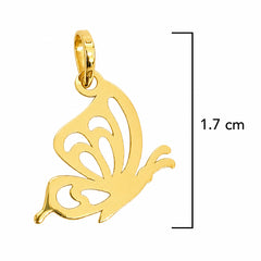 Dije Mariposa Volando Oro 14K