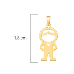 Dije de Niño Liso Oro 10K