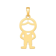 Dije de Niño Liso Oro 10K