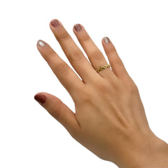 Anillo Circulos Lisos Oro 10K
