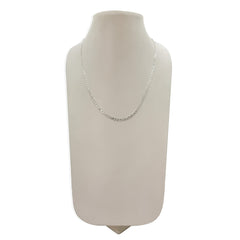 Cadena Cubana 4mm Abierta Plata .925