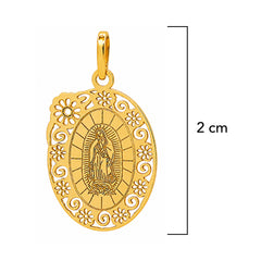 Medalla de La Virgen Oro 14K