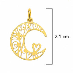Dije Luna del Amor Oro 14K