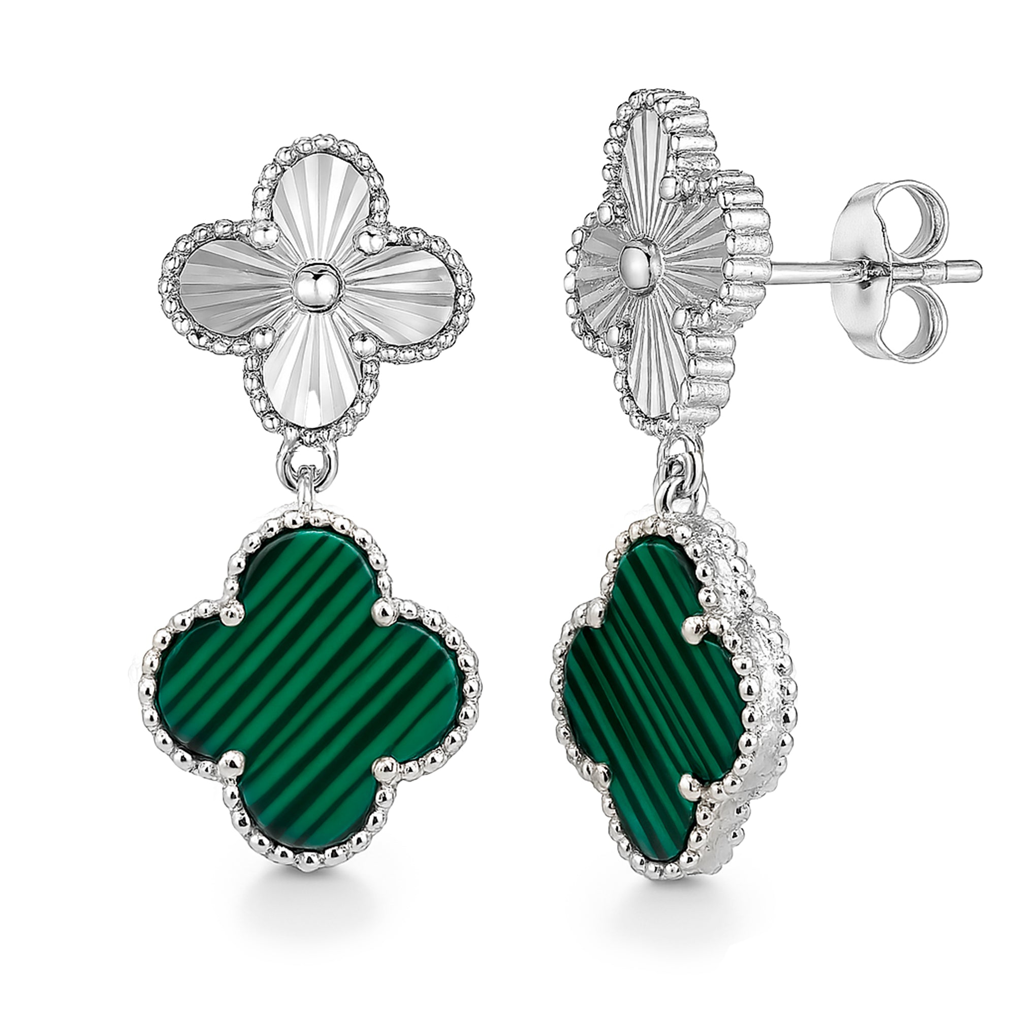 Arete inspirado Van Plata .925