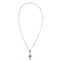 Rosario Cruz con Circonias Plata .925