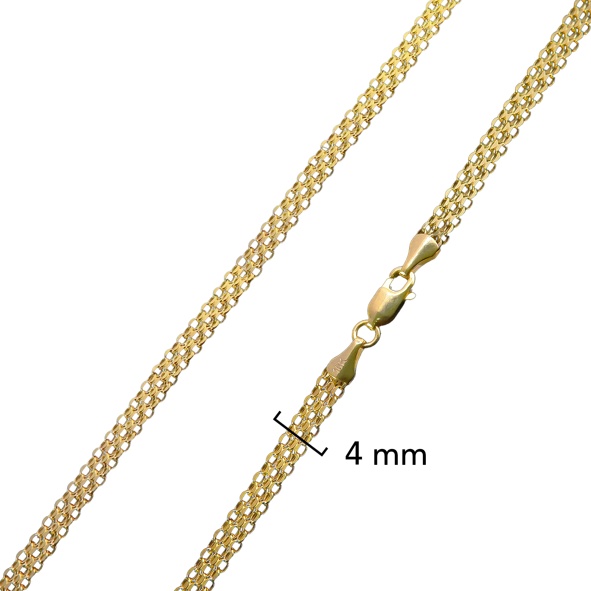 Collar Bismark 45cm-4mm Oro 10K