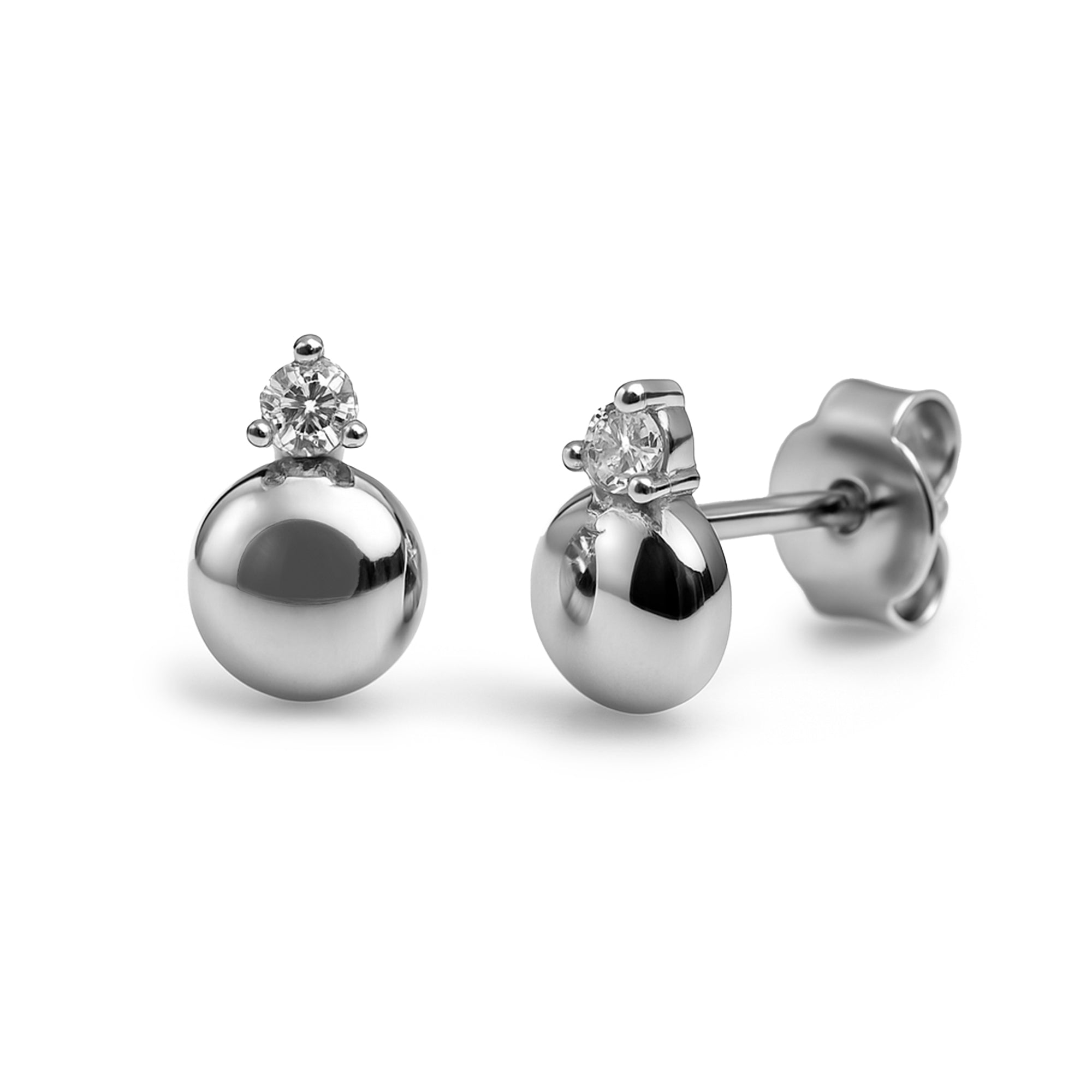 Broquel botón Plata .925