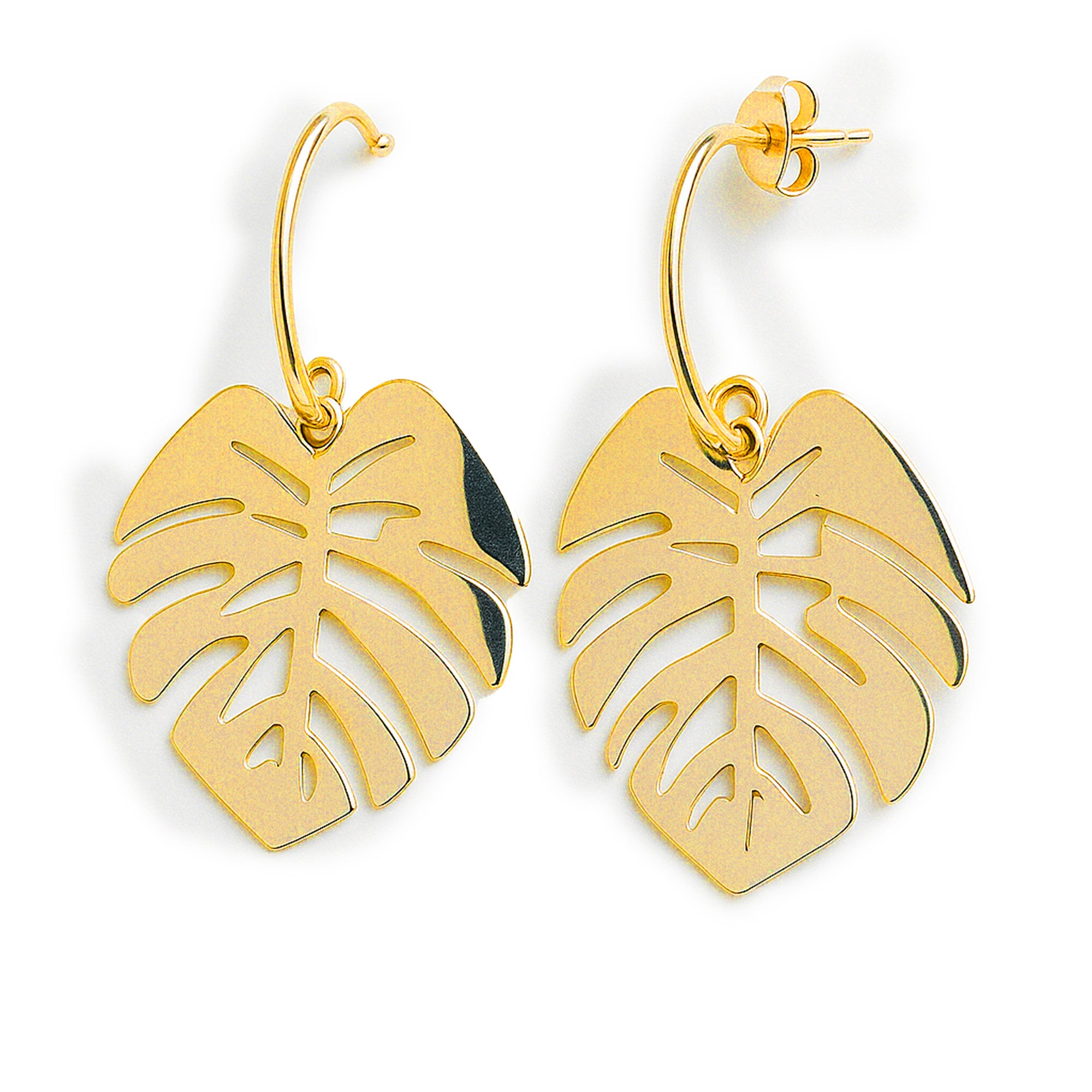 Arete hoja Plata .925