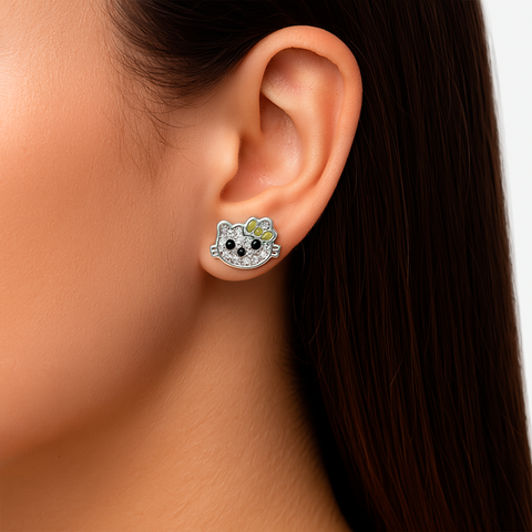 Broquel kitty Plata .925