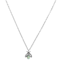 Collar Catarina Opalo con Circonia Plata .925 con Baño de Rodio