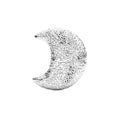 Charm Inspirado Pan 1:1 Luna Arenada Plata .925