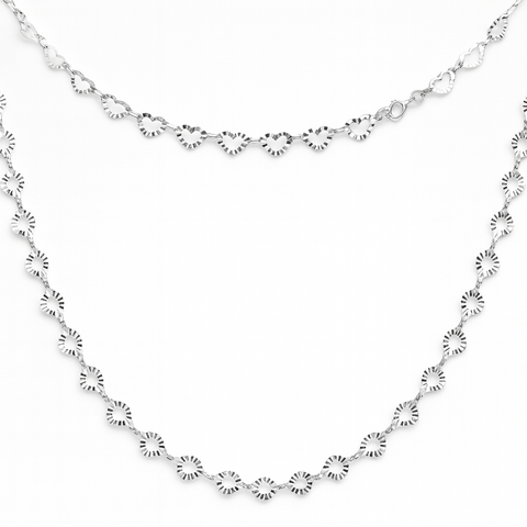 COLLAR CORAZON PLATA .925