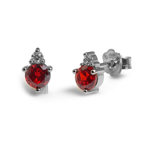 Broquel circonia Plata .925