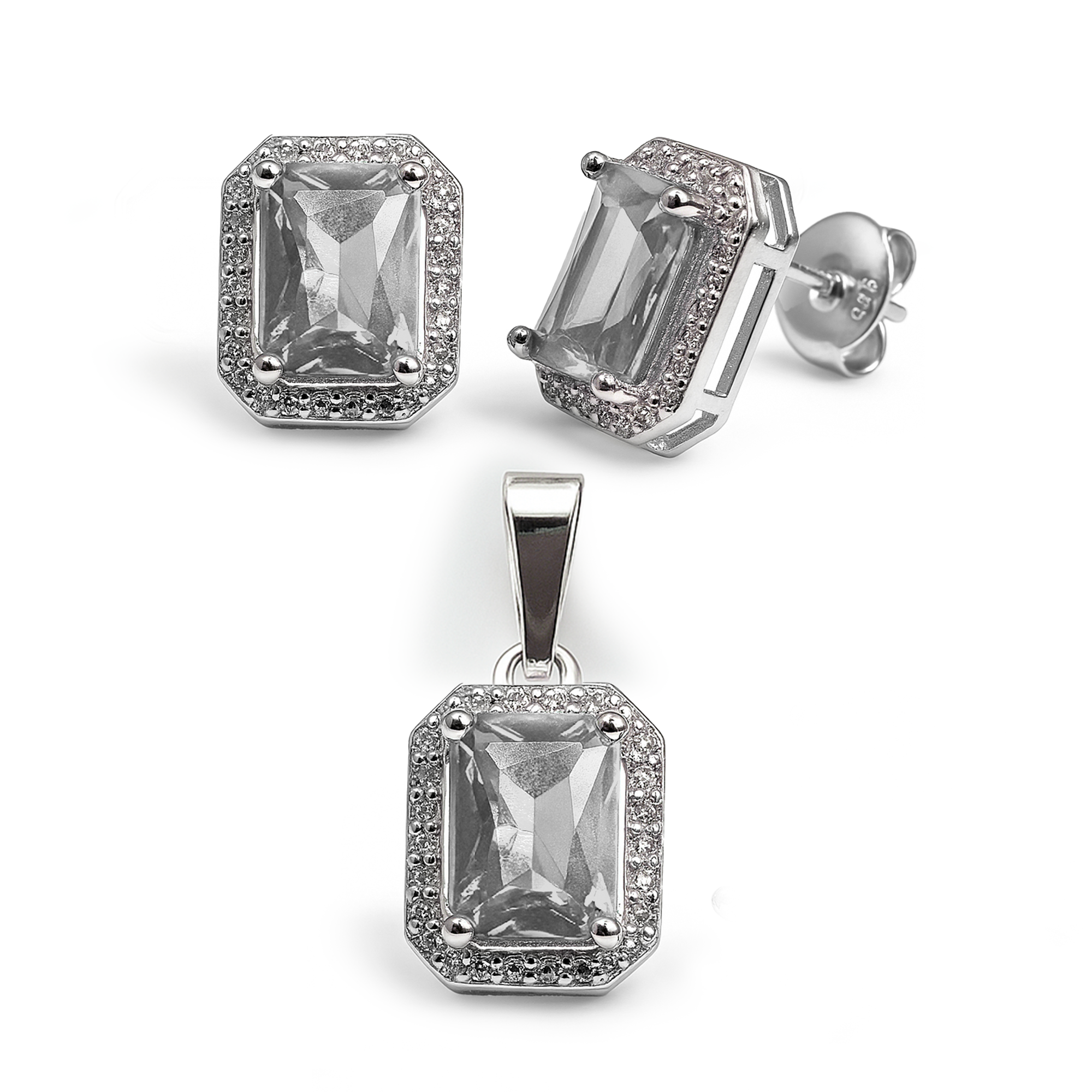 Set circonia Plata .925