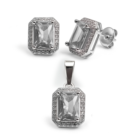 Set circonia Plata .925