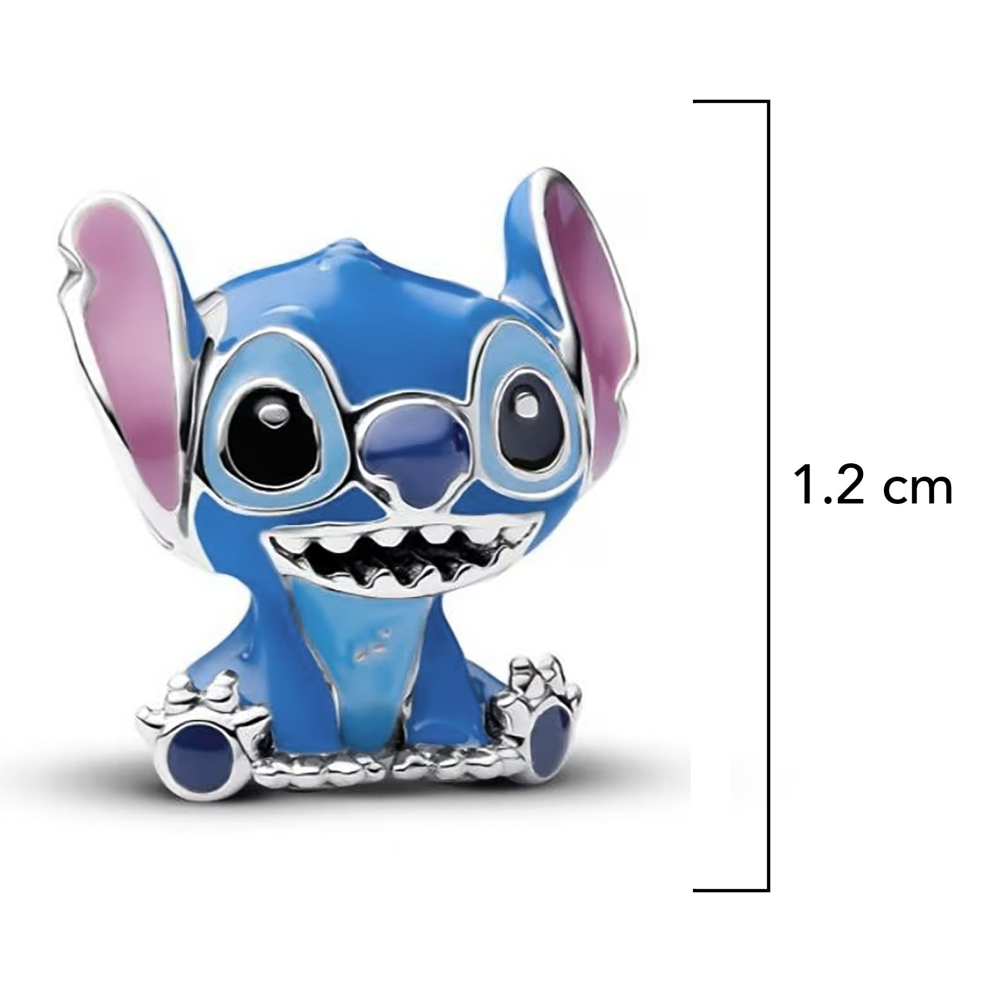 Charm Inspirado Pan 1:1 Stitch Clásico, Plata .925