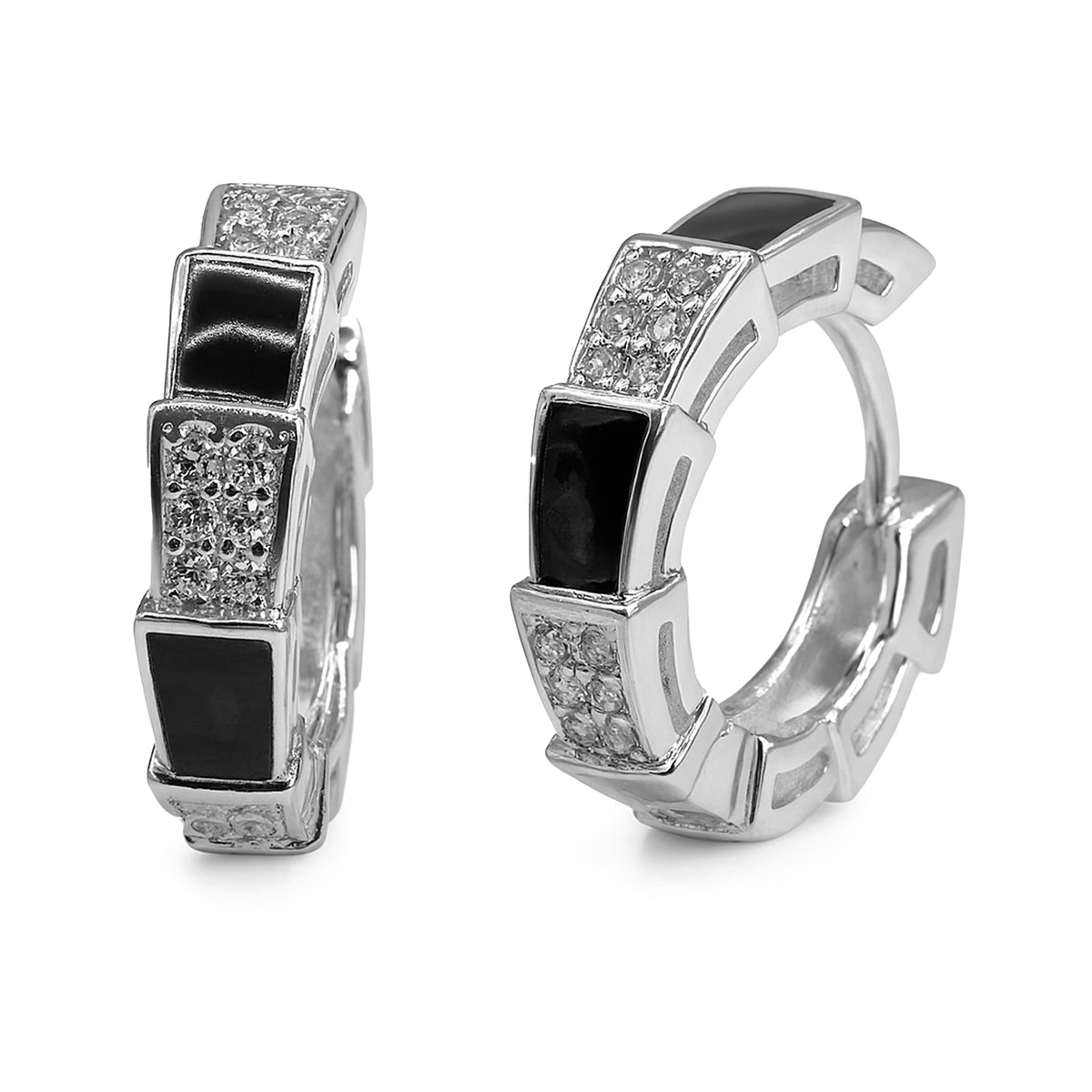 Huggiues circonias Plata.925