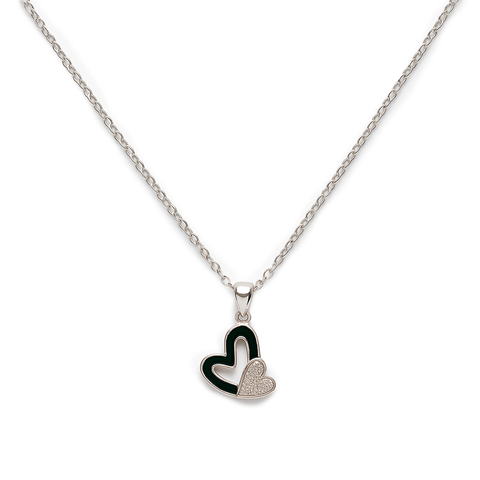 COLLAR CORAZON PLATA .925